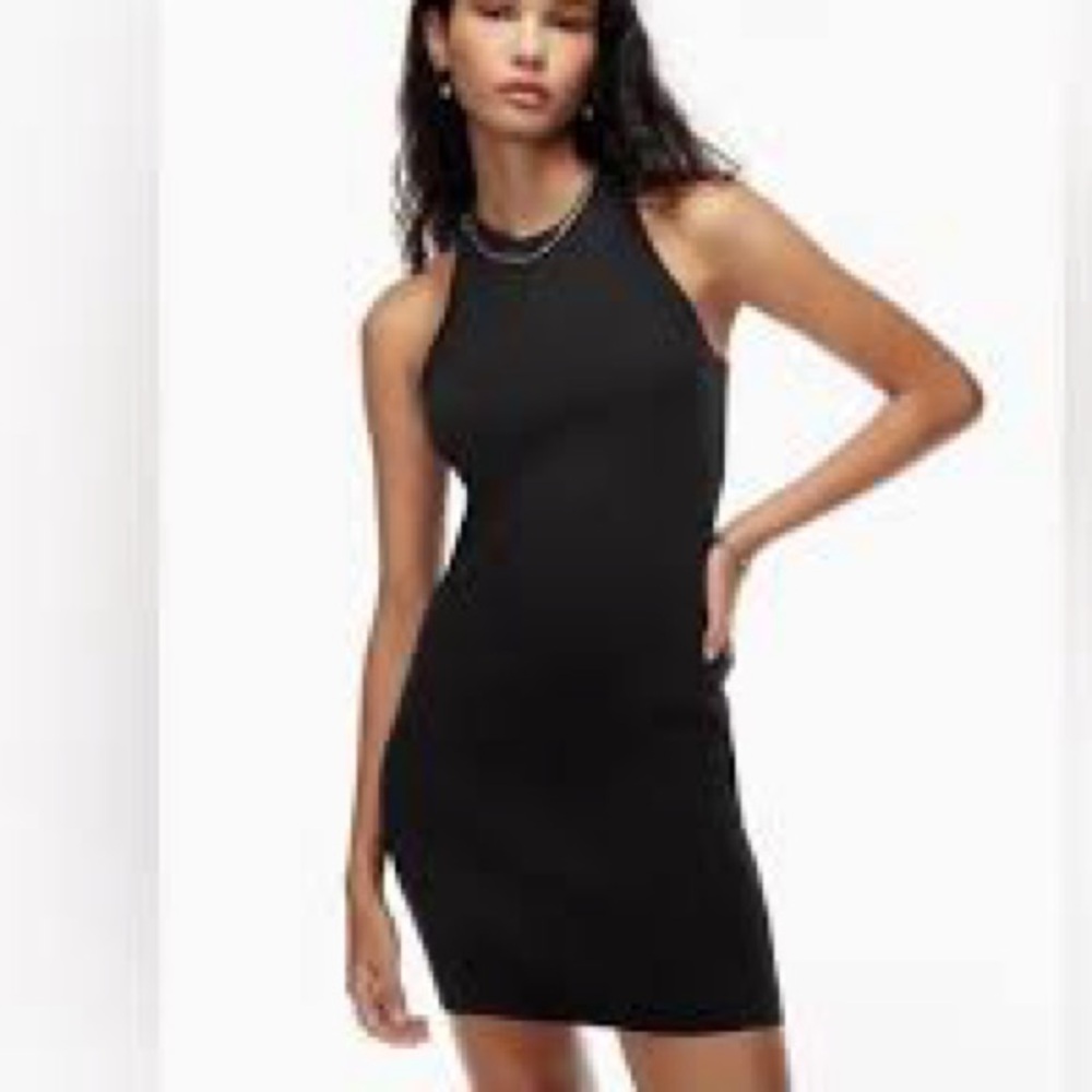 Sunday Best (Aritzia) mini black dress XS worn once - Picture 1 of 5